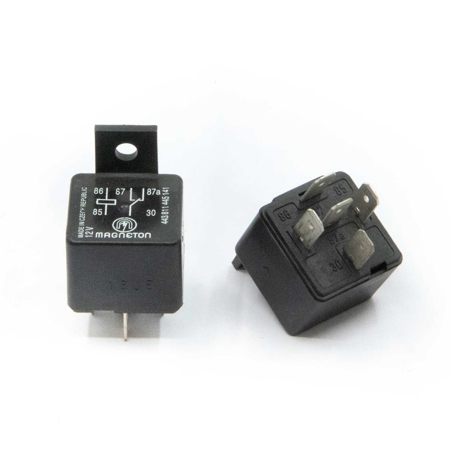 12 V switching relay 30 A (5-pin)